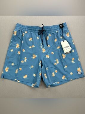 BILLABONG MENS SUNDAYS LAYBACK UPCYCLER VOLLEY BOARD SHORTS